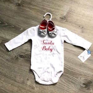 Christmas Onesie & Matching Shoes